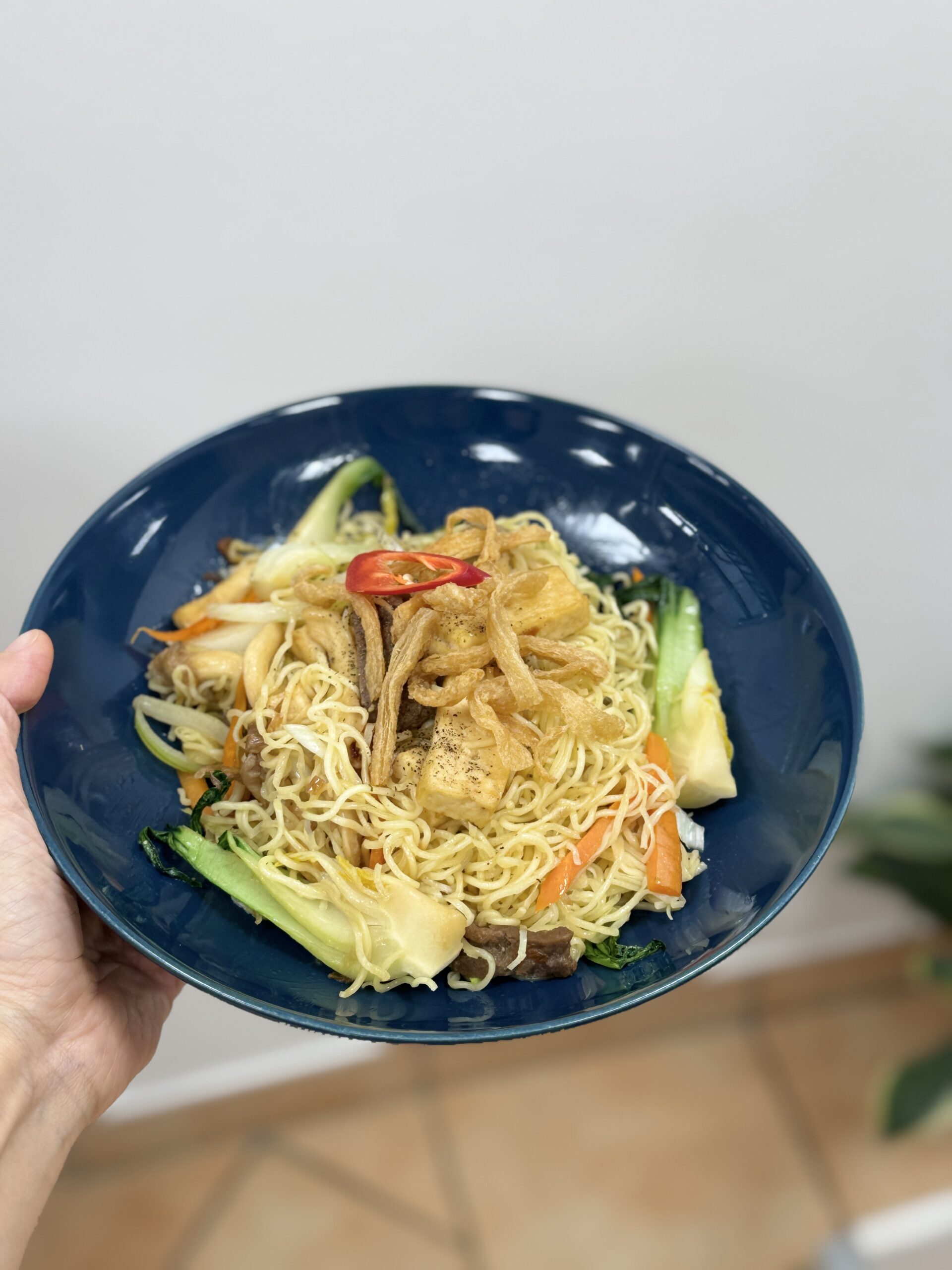 stegte nudler vegansk plantebaseret tofu odense